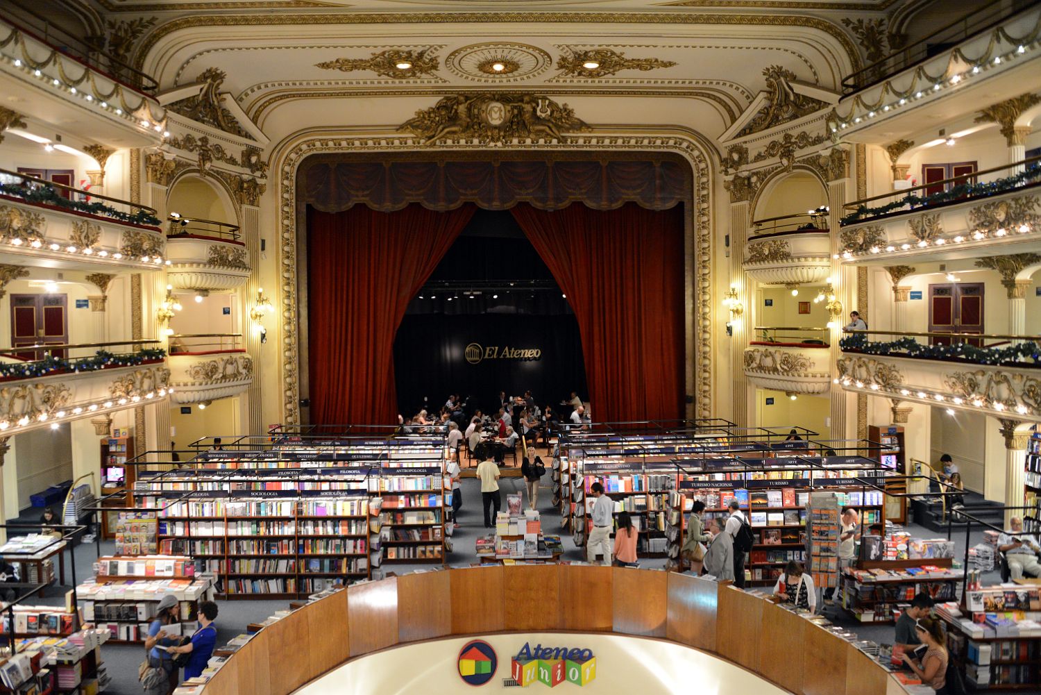 19 Ateneo Grand Splendid Bookstore Is In A Converted Theater On Av Sta Fe In Recoleta Buenos Aires